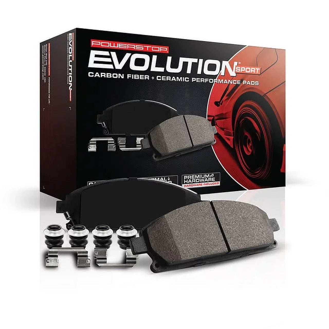 Pads Evolution Brake Fits Z23 Infiniti Stop Carbon-Fiber 2019 Ceramic Rear Power Z23-2191 QX50