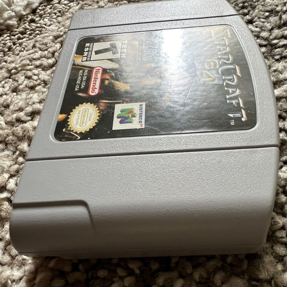 64, Cartridge N64 2000) ( Tested 64 Cond StarCraft Excellent Authentic