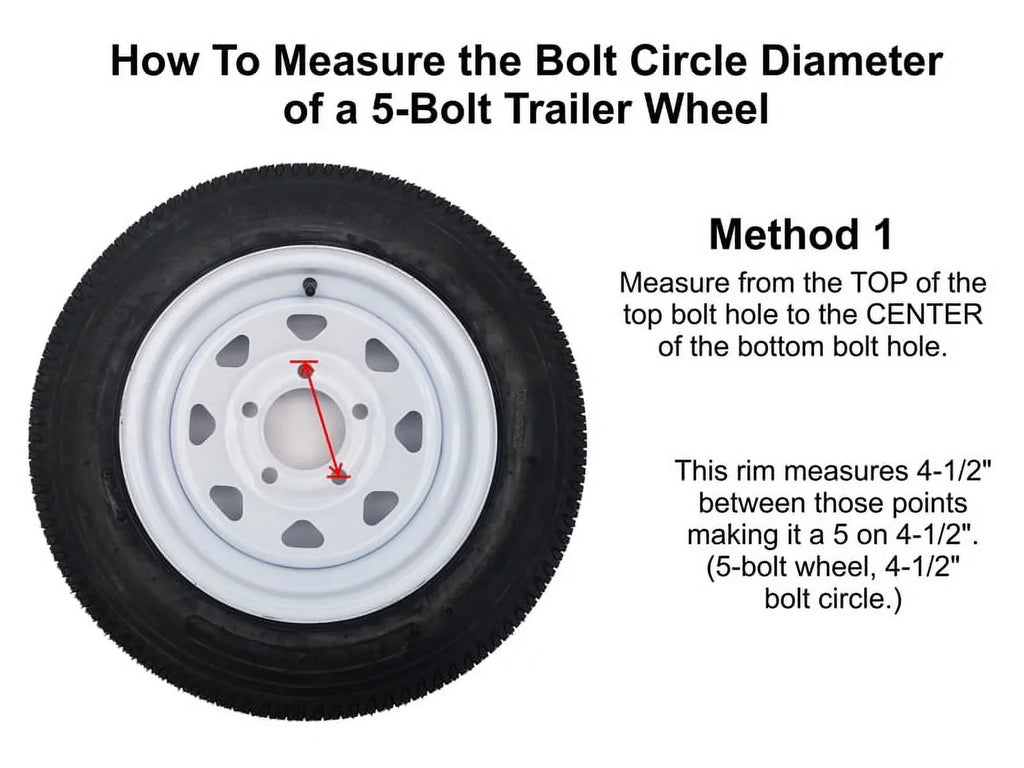 4-1/2 Spindles Trailer On (2) Assemblies 1-1/16 Inch 5-Bolt Bearings Inch &amp; - Includes Hub Straight of Pair