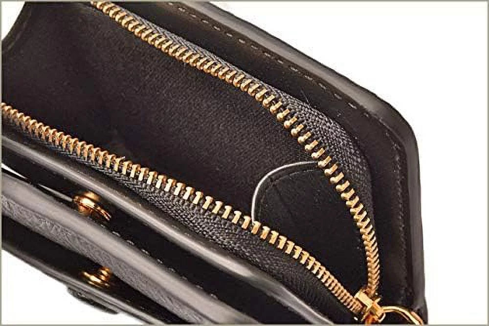 Compact Empire Leather Women's Jacobs Mini Wallet Black M0014215 Marc City Leather
