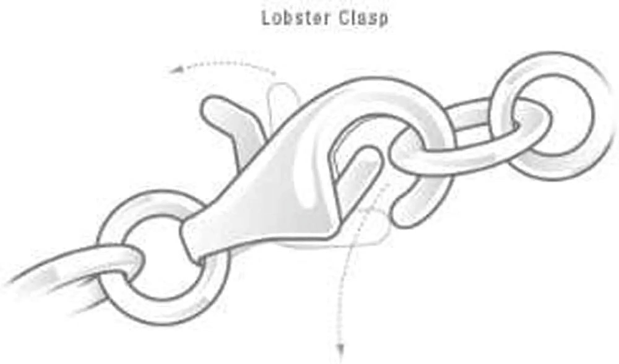 Omega Rhodium JewelStop Round Classic w/Lobster Clasp 16" 3 Necklace mm Claw Sterling Silver