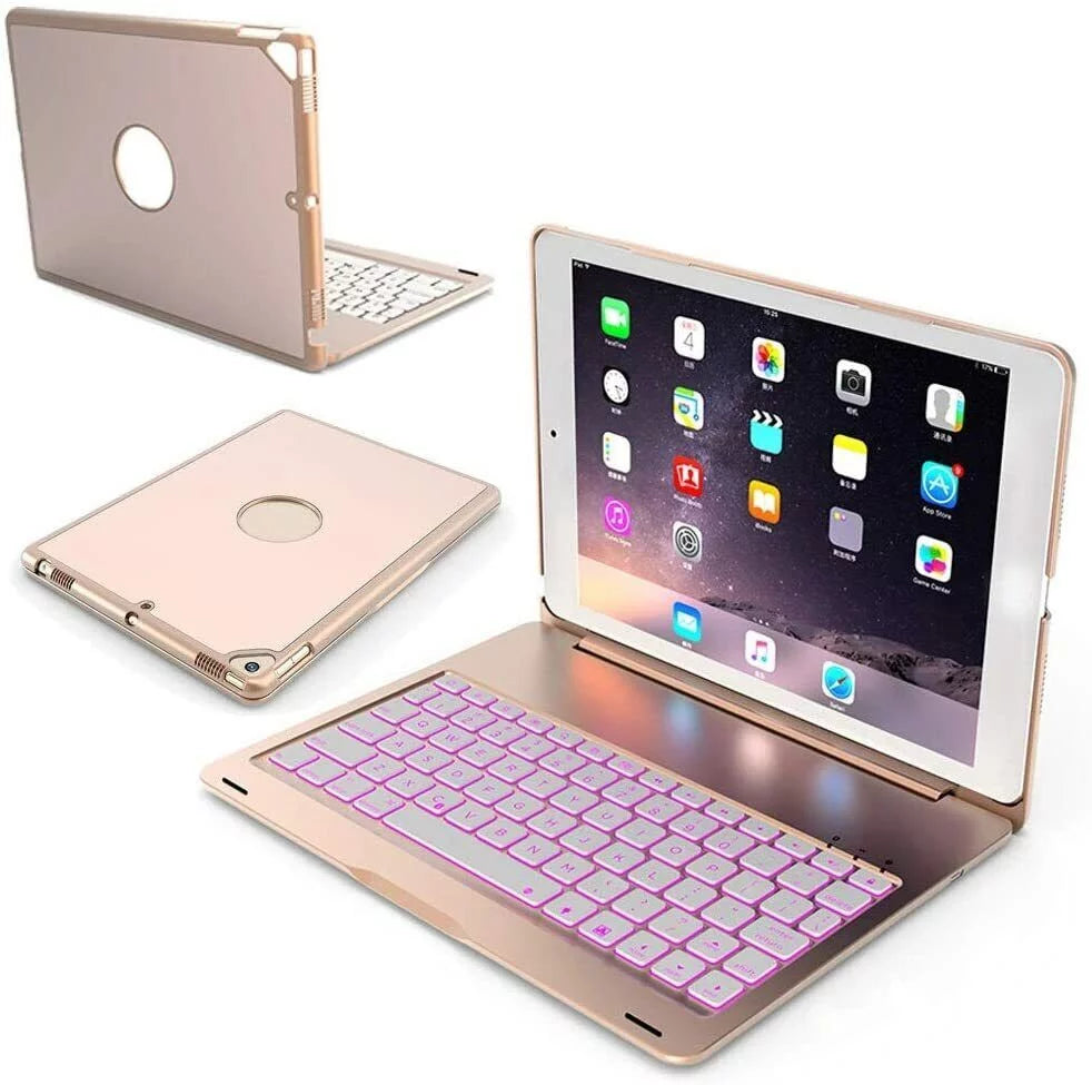 7th Keyboard Gen (2021),(2019) Applicable "Air3 iPad Gen,(2018) , iPad 8th Protective Pro10.5, Smart the Gen with Sleeve Backlight 9th Shell Bluetooth to of