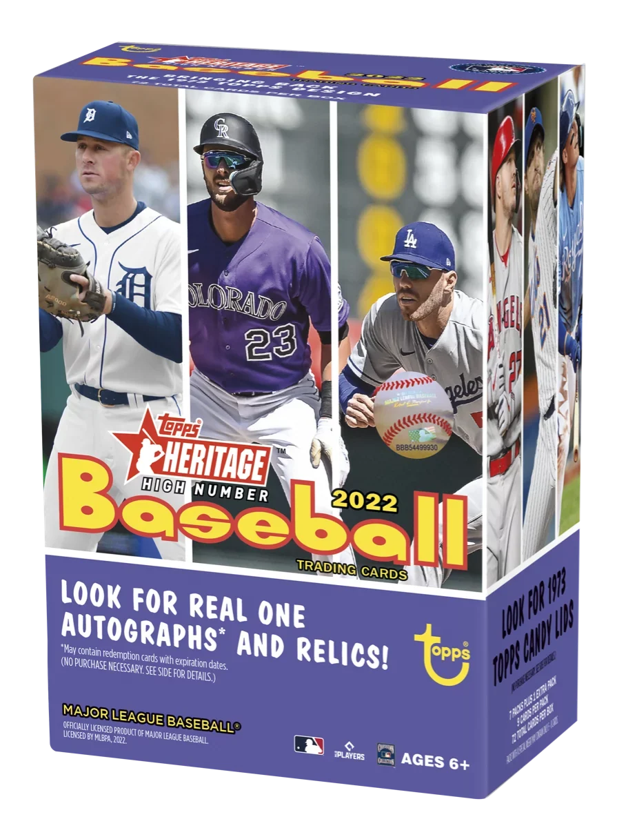 High Cards 2022 Topps Number Blaster Heritage Baseball Box Trading