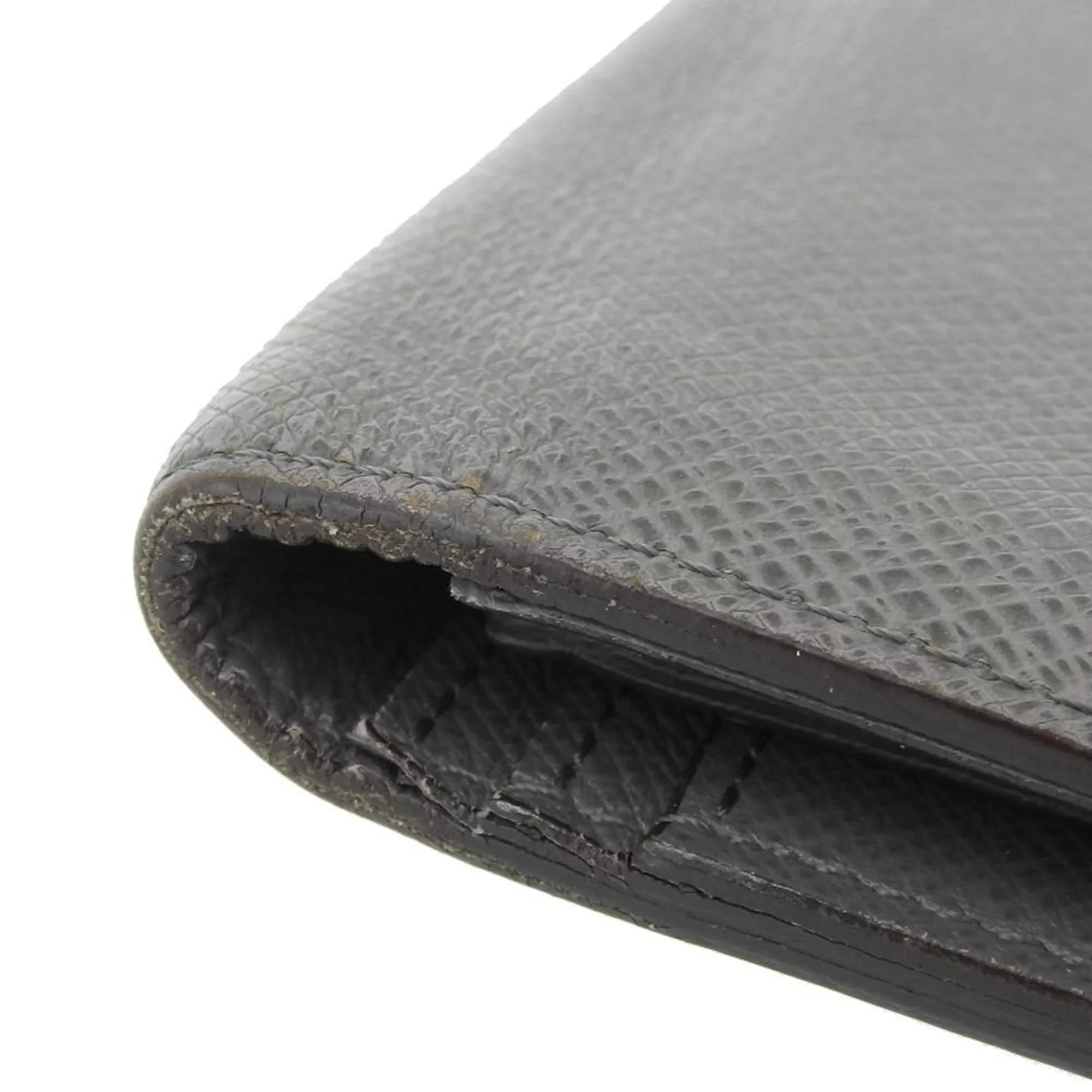 LOUIS VUITTON Long Pre-Owned Brother (Good) Vuitton M32653 Bifold Portefeuille Louis Wallet Glacier Taiga