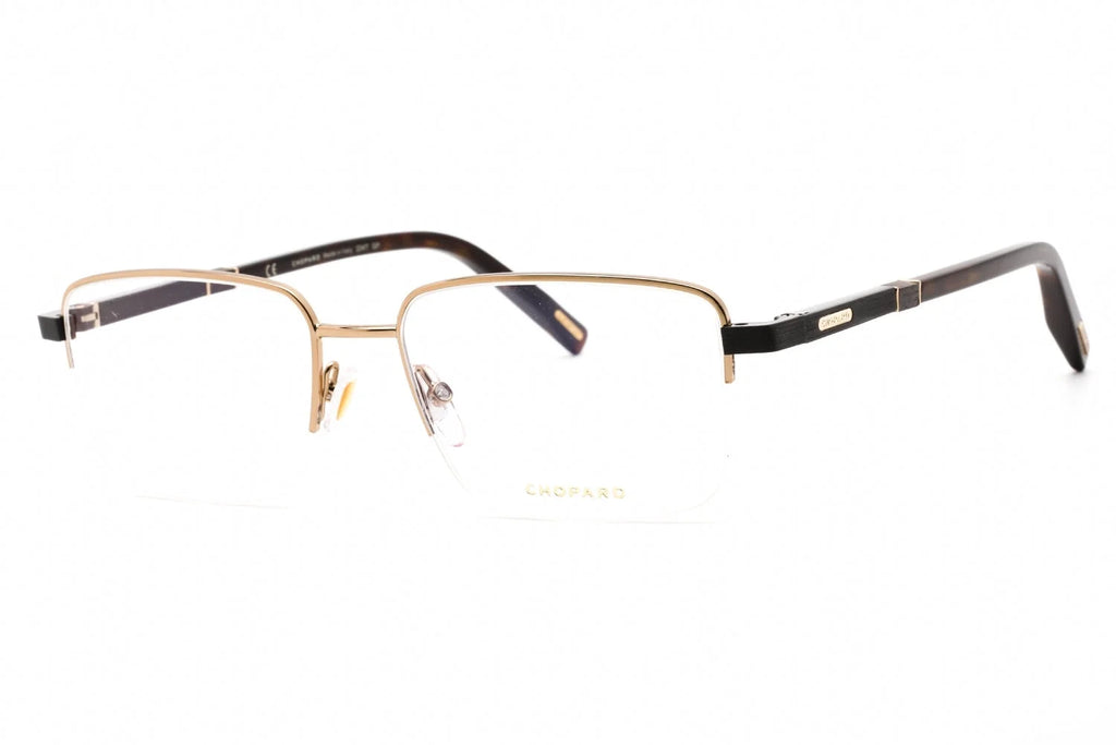 Eyeglasses VCHF55 Women's 08FF Chopard Frame Gold Grey Metal Shiny