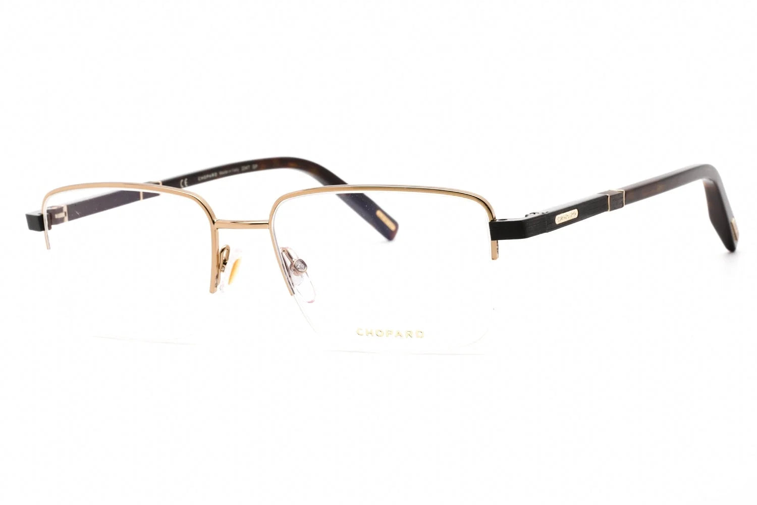 Eyeglasses VCHF55 Women's 08FF Chopard Frame Gold Grey Metal Shiny