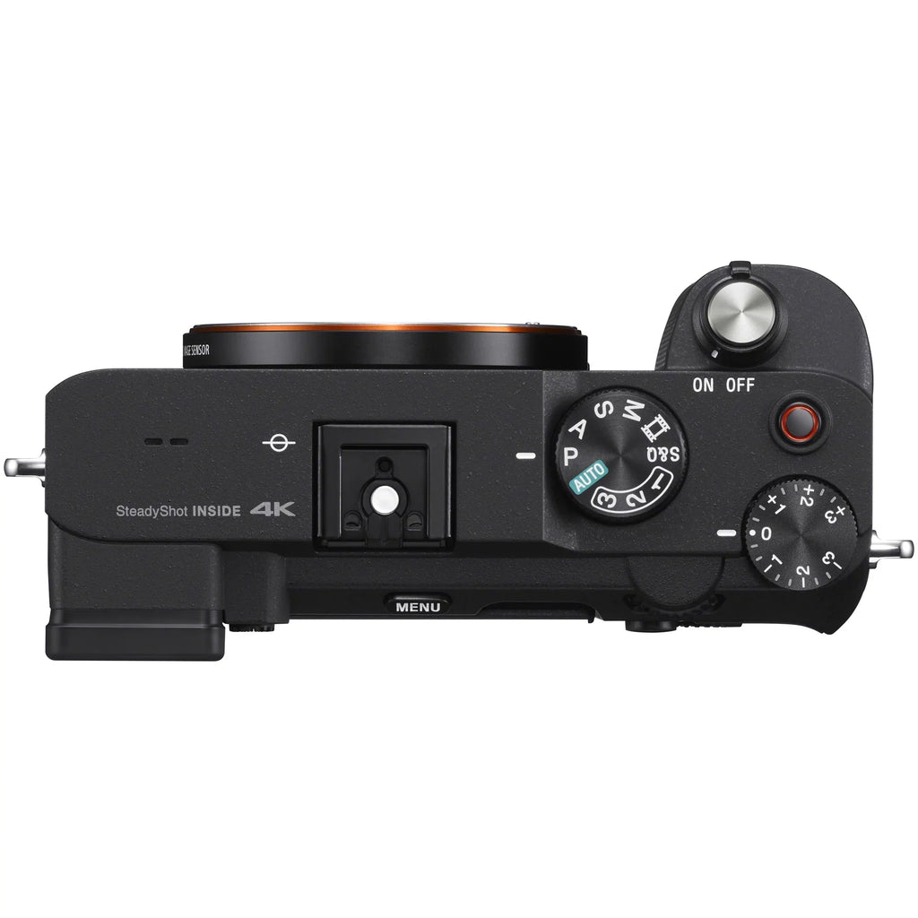 Only Gear Black + GP-VPT2BT with Battery Kit Shooting 2 Vlogger Accessories Body ACCVC1 Remote Camera & Mirrorless Deco ILCE7C/B Grip + Interchangeable Lens Bundle Wireless Sony w. Frame Full a7C Bag