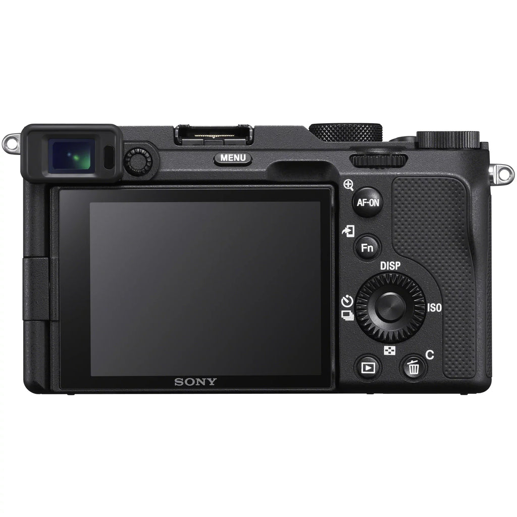 Only Gear Black + GP-VPT2BT with Battery Kit Shooting 2 Vlogger Accessories Body ACCVC1 Remote Camera & Mirrorless Deco ILCE7C/B Grip + Interchangeable Lens Bundle Wireless Sony w. Frame Full a7C Bag