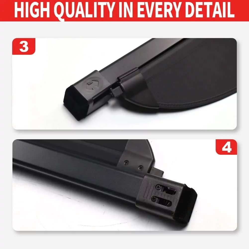 For Shield Rear Hyundai 5 5 2022 Retractable Ioniq Black Ioniq Cargo Shade 2022-2024 Hyundai 5-Seat Cover Trunk Accessory 2024 Cover Privacy 2023 SUV Fit
