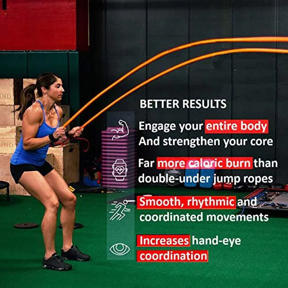 Inertia Battle Workout (Red) Rope Heavy Battle Elastic Fitness Workout Battle Alternative Ropes an for | Gronk Rubber | Training Wave Strength Edition Ropes Ropes | Abdominal for