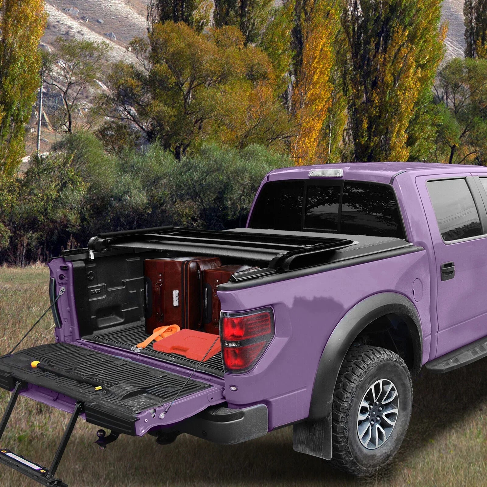 Gladiator for Ledkingdomus Bed Truck JT Cover Top Tri-fold 2020-2023 Soft Jeep Feet Tonneau 5 on