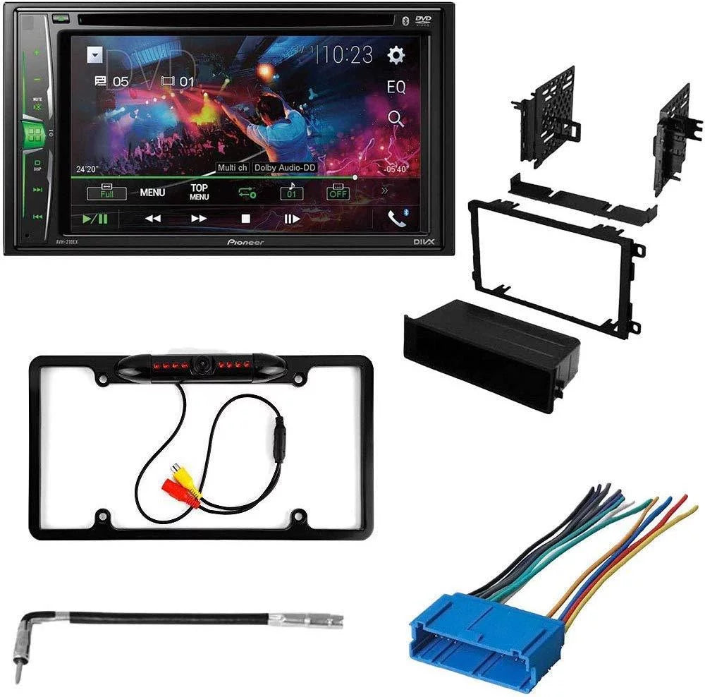 Double Oldsmobile AM/FM Ninety-Eight W/ Pioneer Digital KIT4823 Stereo Media 1994-1996 Kit/in-Dash Touchscreen DIN for Car with AVH-241EX Receiver Bundle DVD/CD 6.2" Camera/Install Bluetooth/Backup