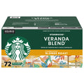 72 Starbucks K-Cup for Brewers, Pods Blend pods Roast Veranda Keurig Light