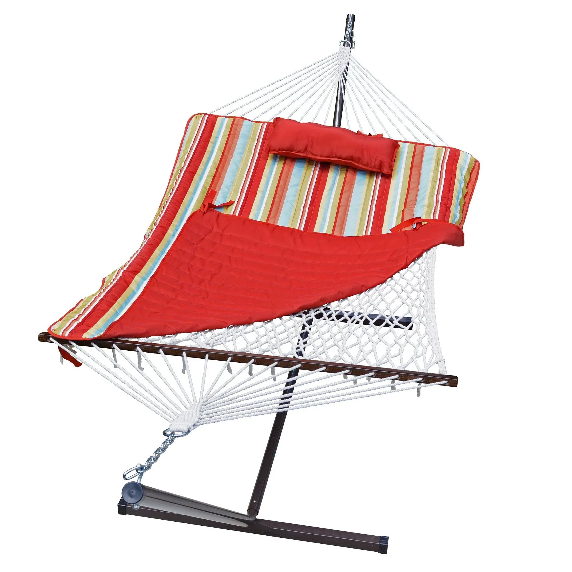 Soft Hammock Hamptons Collection Comfort Cotton Frame Striped 144" with The