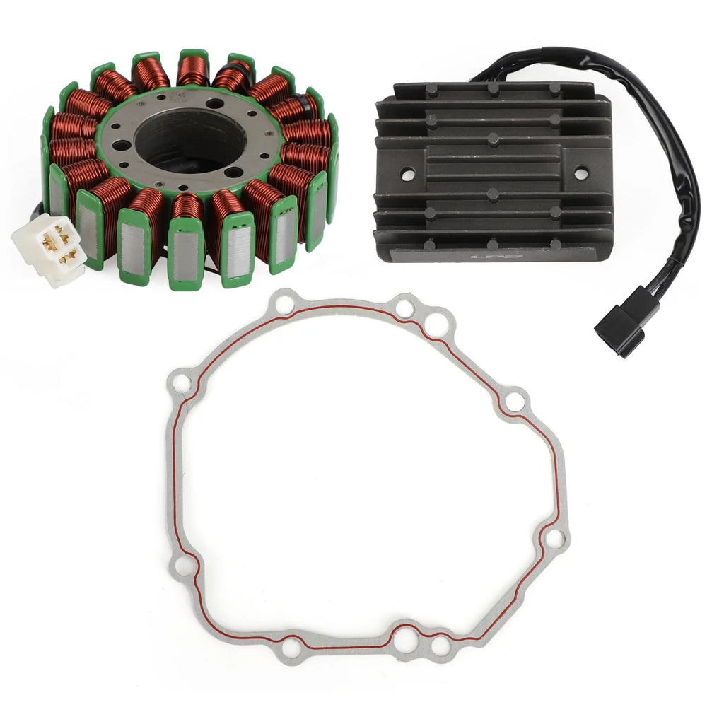 03-04 Rectifier+Gasket Magneto GSX-R1000 Suzuki GSXR1000 For Stator+Regulator
