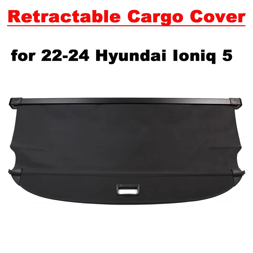 For Shield Rear Hyundai 5 5 2022 Retractable Ioniq Black Ioniq Cargo Shade 2022-2024 Hyundai 5-Seat Cover Trunk Accessory 2024 Cover Privacy 2023 SUV Fit