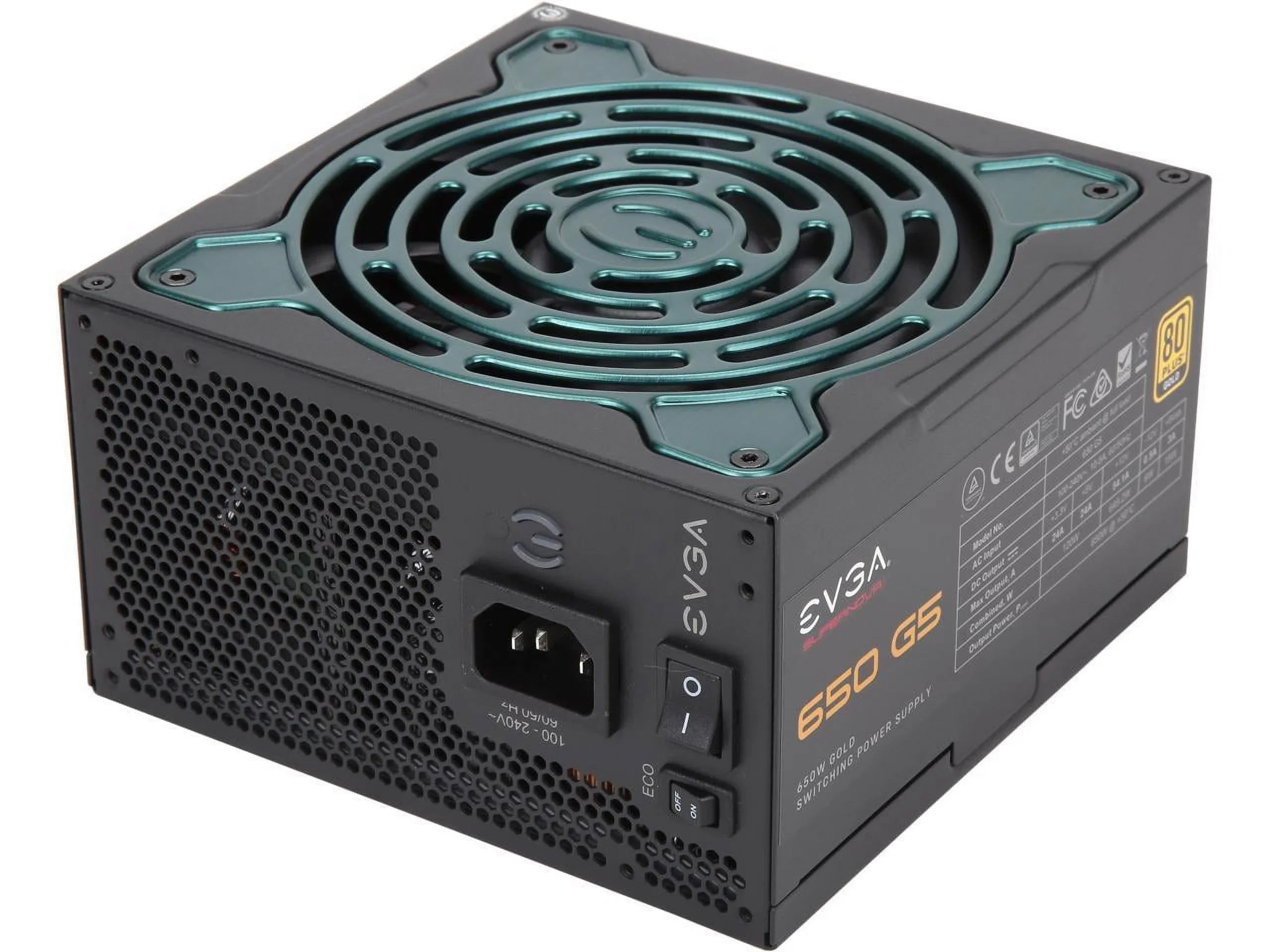 Eco Mode EVGA Includes 80 Power 10 Warranty, Gold ON 650 Fan, Size, 650W, 150mm Plus Tester, Fully G5, Compact FDB Year Modular, SuperNOVA with Power Supply Self 220-G5-0650-X1