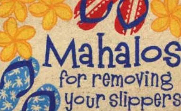 Each Rugs/Mats Slippers 1 Mat, Hawaii
