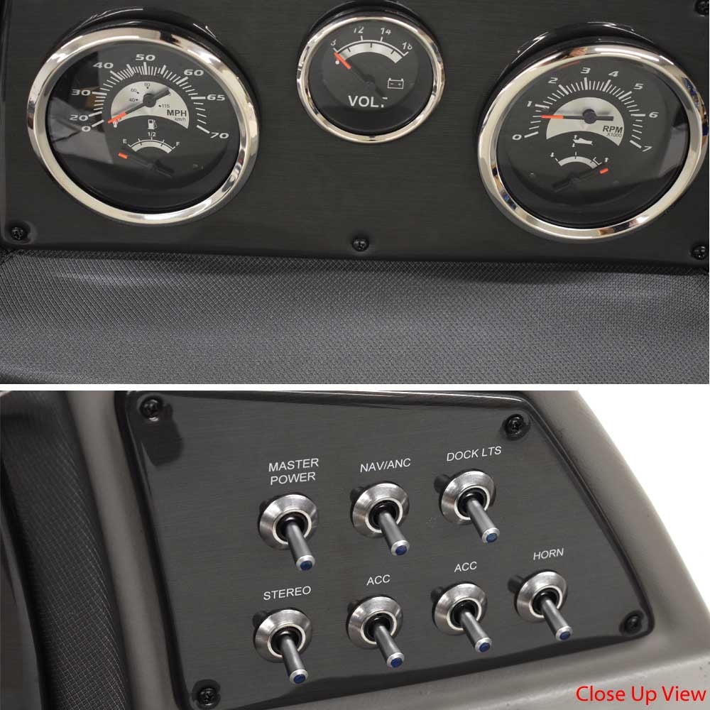 32 2249445 Lowe Gray Dash Panel Teleflex Boat Inch Console | Mercury
