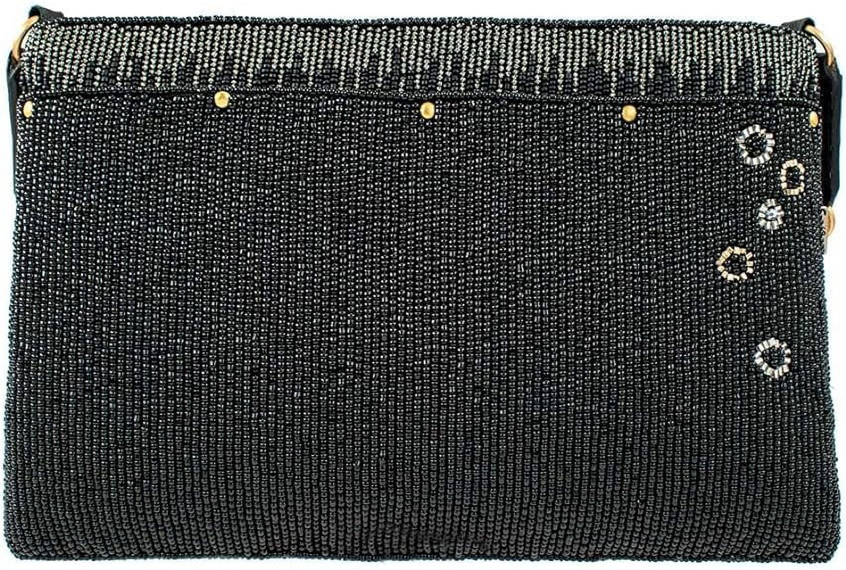 Black Cocktails Round Frances Crossbody Handbag, Clutch Mary Another