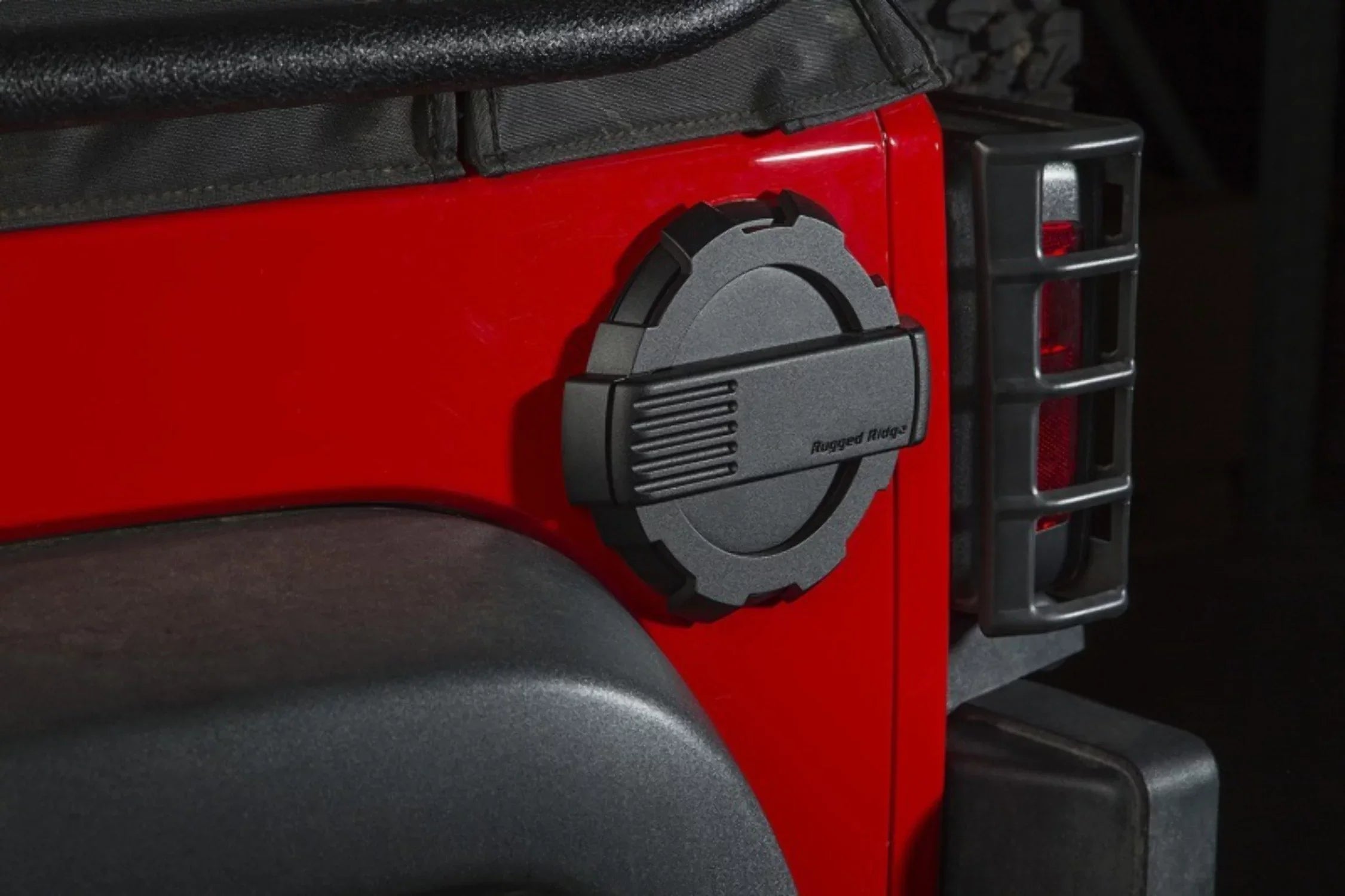 Cap 2008, Door, Gas JK Jeep 11425.12 by Unlimited Compatible Non-Lock, 2015-2018 Jeep RealTruck with Wrangler Elite | Select: Rugged Ridge Wrangler Black; 2007-2018