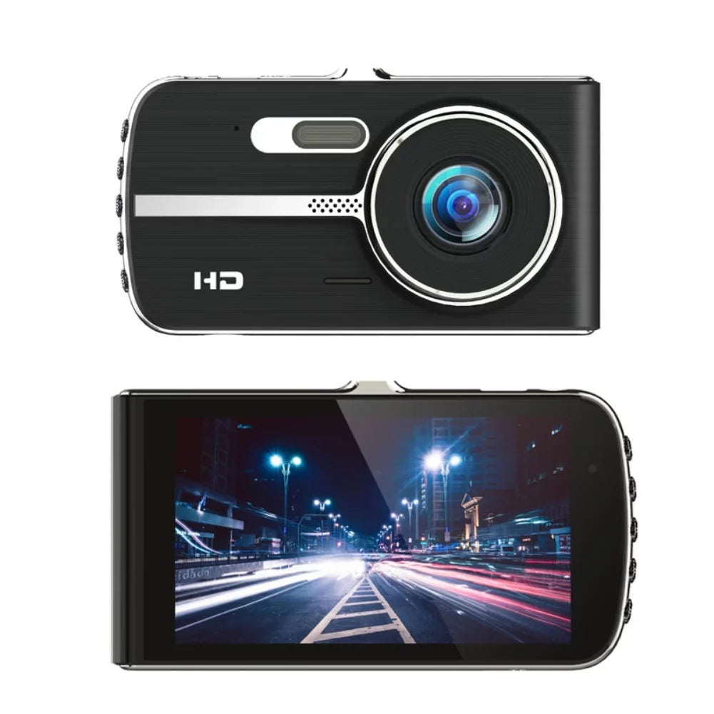recorder driving CAR 4 HD inch vision lens car DVR night CAMERA dual