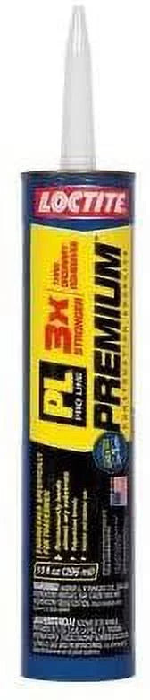 Adhesive Construction Polyurethane 10 Pack of LOCTITE PL OZ 12 Premium Tubes Adhesive
