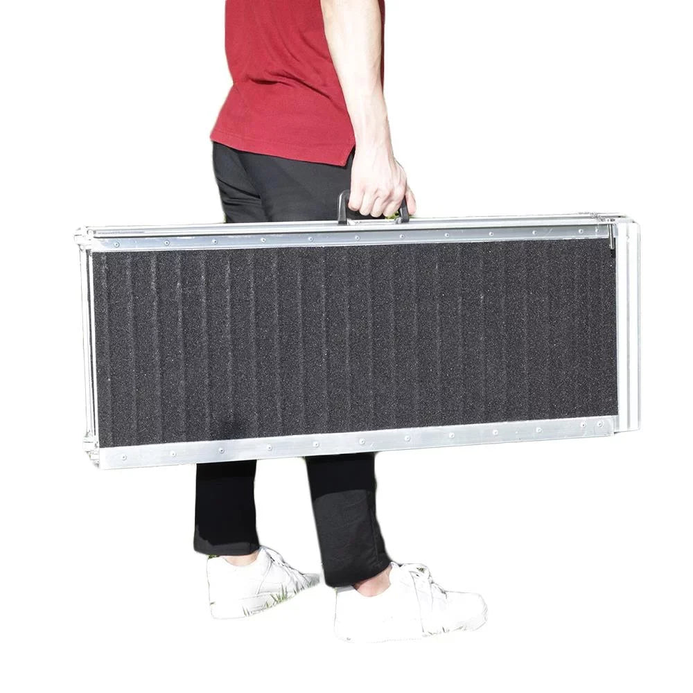 Wheelchair x Ktaxon Scooter 28" Multifold 72" 6FT Portable Non-skid Aluminum Ramp Carrier Mobility