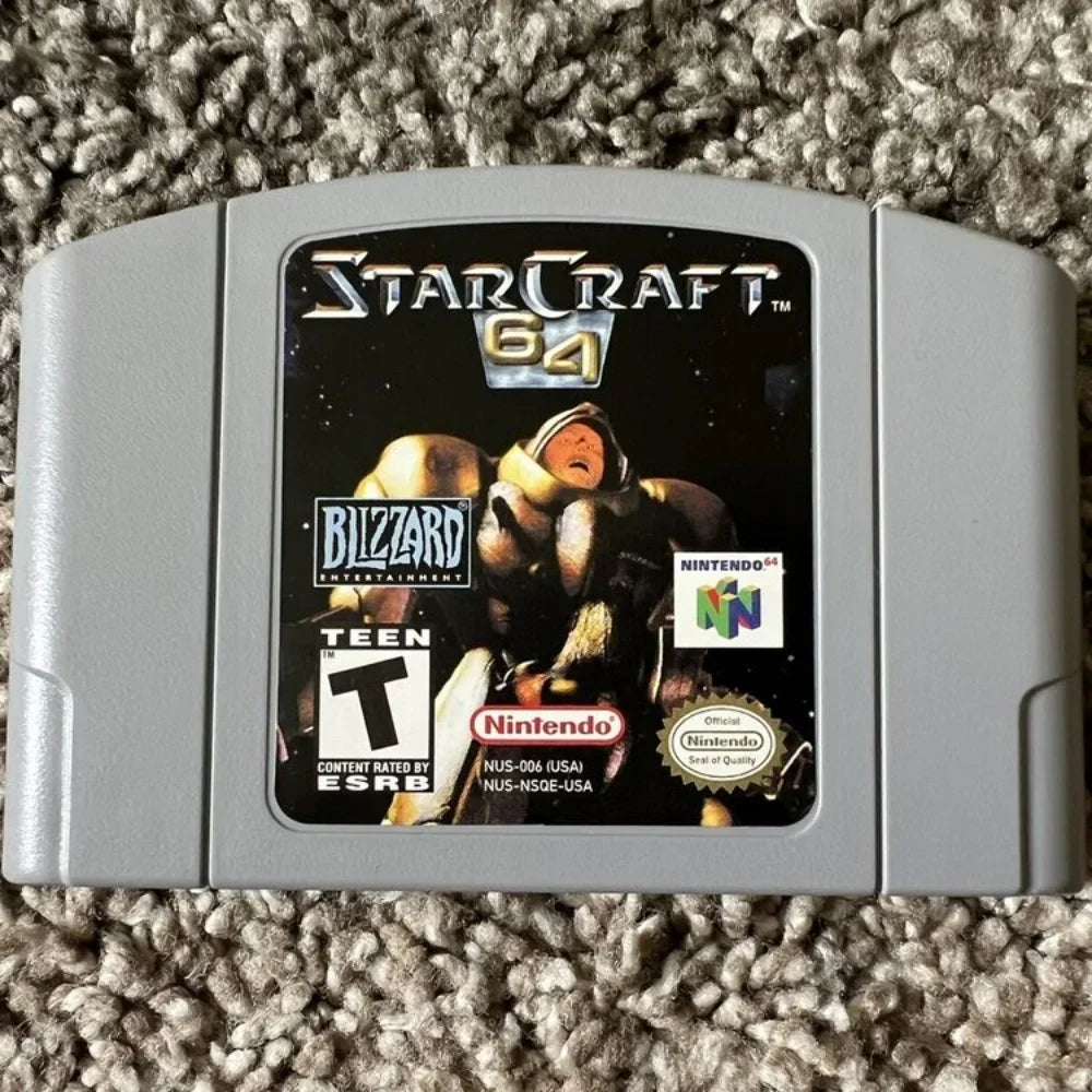 64, Cartridge N64 2000) ( Tested 64 Cond StarCraft Excellent Authentic