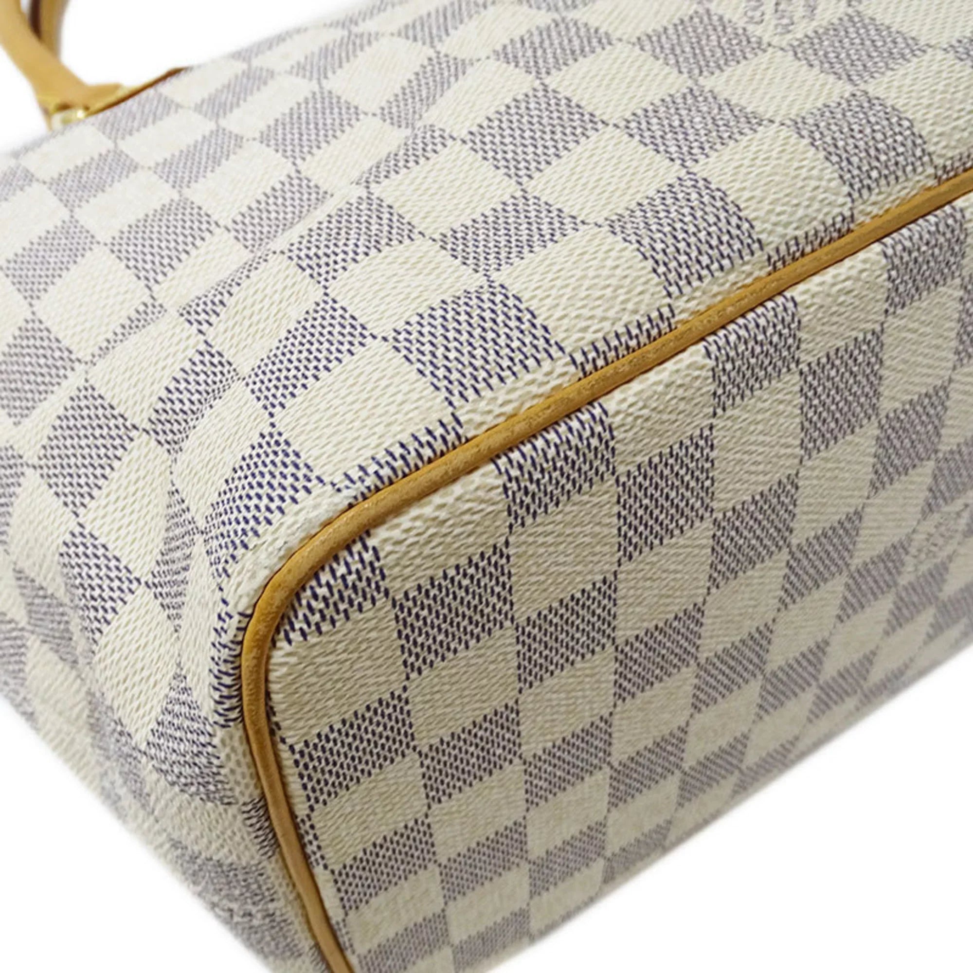 Bag White PM Gray Ladies Saleya LOUIS N51186 VUITTON Tote Authenticated Vuitton Damier Handbag Azul Used Louis