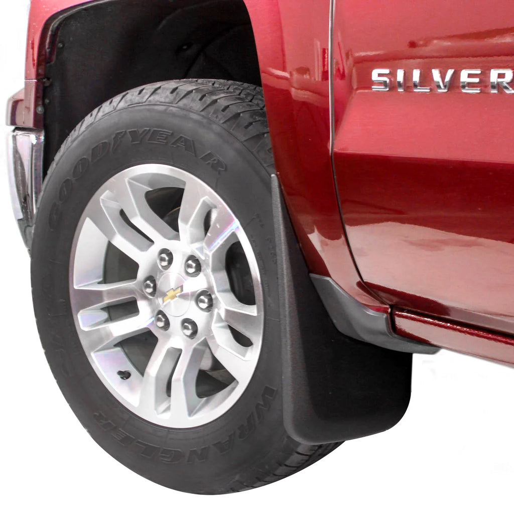 2500 Flaps 2014-2018 22894857 Silverado Sierra, Front Silverado GMC Splash 2 (Not Only Only) Auto Chevy Chevy Set 3500 Piece Pair 1500 Molded Red 2015-2018 Custom & Mud Set Hound Fit