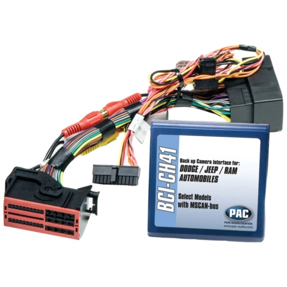 Backup Interface and Chrysler Navigation Pac for BCI-CH41 Camera