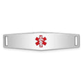 Id Bracelet 925 for W- Auriga Sterling 37inch, Silver inch for Women(L- 9mm) Plate Medical