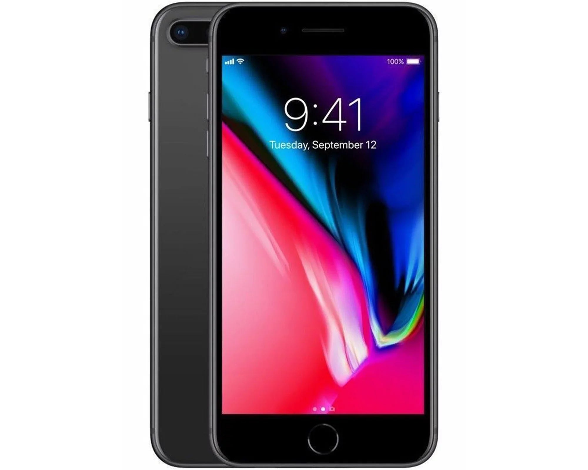 Unlocked (Refurbished) - Plus Restored iPhone Space Gray Apple 8 64GB, GSM