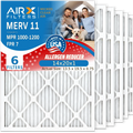Comparable 6 14x20x1 MPR Pleated 11 Pack Filter 1000, CLEAN Premium 7 to by FILTERS HVAC Made Filter MERV Air AIR. 14x20x1 Air Furnace MPR Filters USA Electrostatic AIRX 1200 WICKED Conditioner & FPR