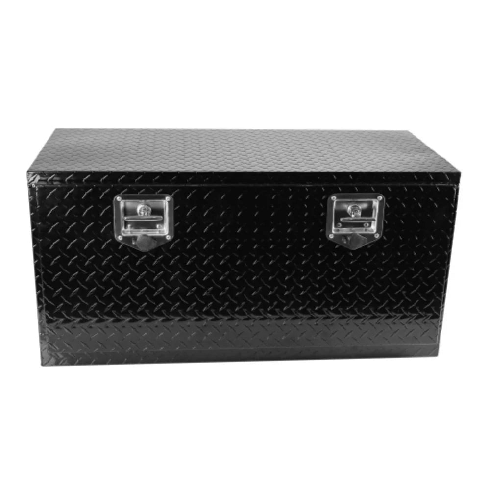 Latch + With Aluminum inch Truck + Black Tread Storage+Locks Square Aluminum T-Handle Trailer Heavy Black Duty + Underbody 36"(36"¡Á17.1"¡Á17.9") Tool 36 box Key Box