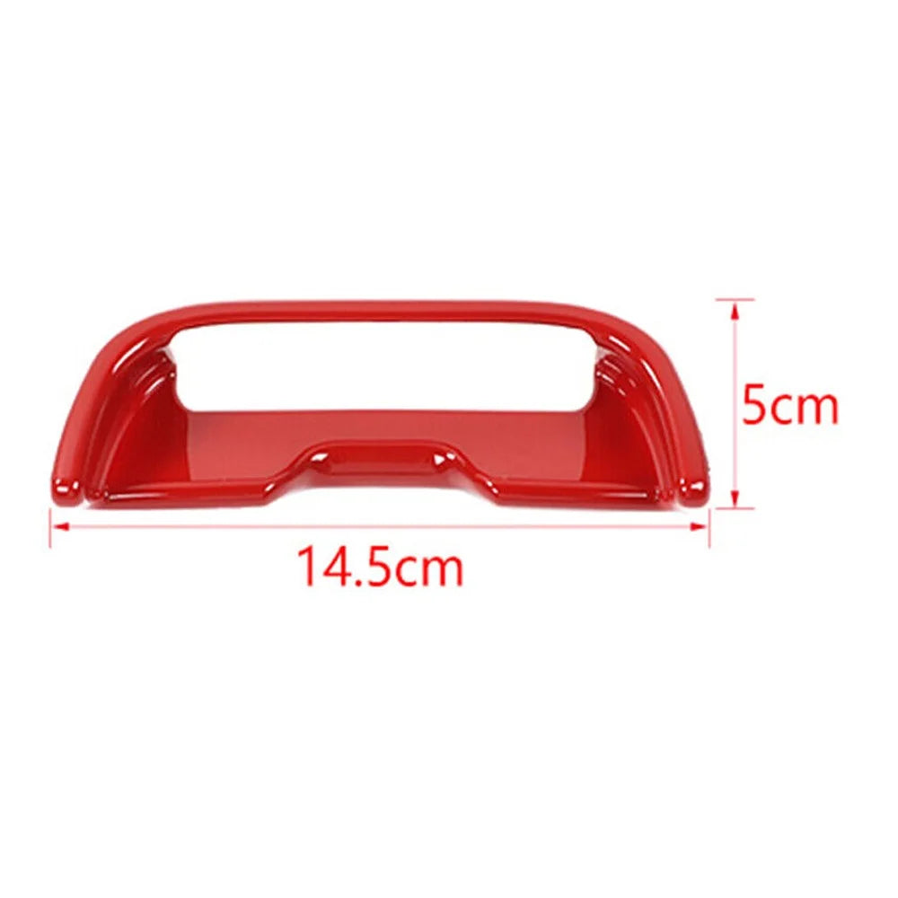 , Red Trim Armrest ABS Teledu Center m Console 2pcs Button