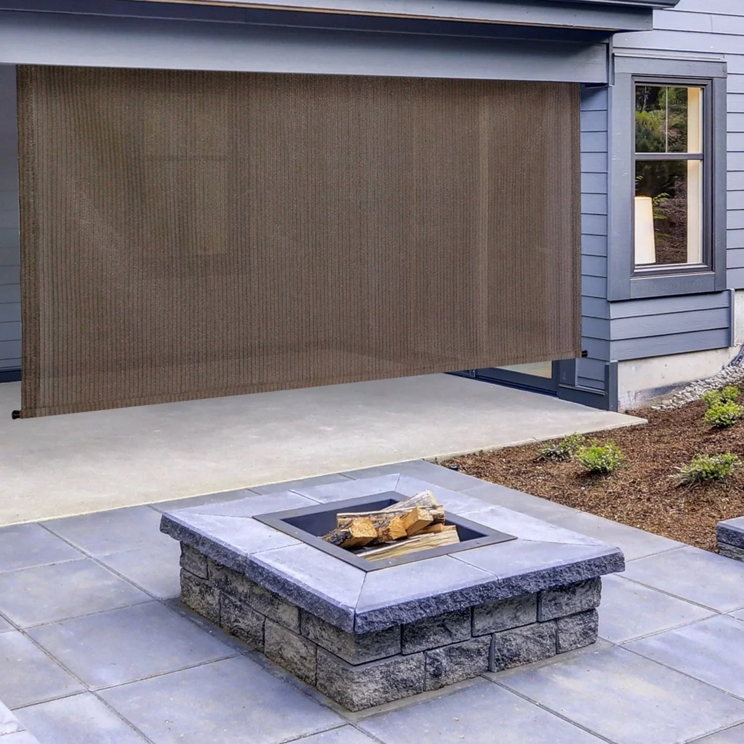 72 Outdoor Fabrics 96 Cordless Canyon in. Sun x Shade, P7225 Keystone