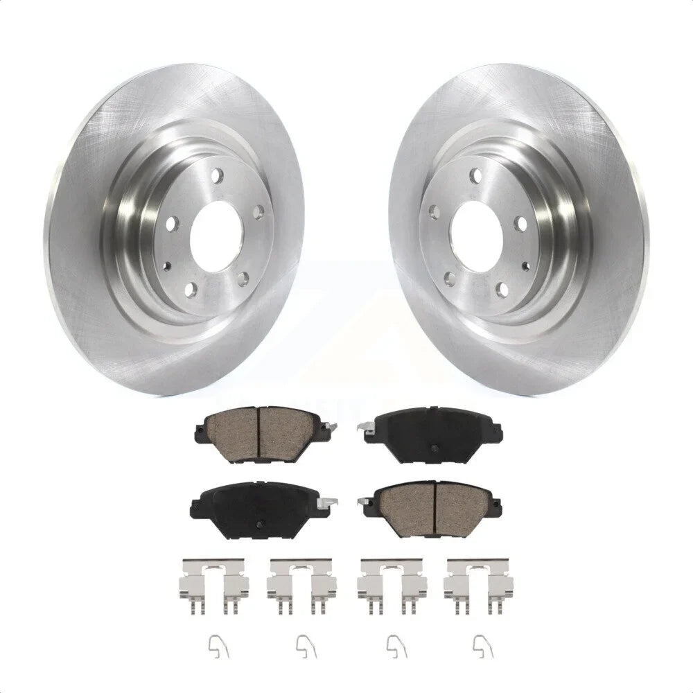 Pads Disc Ceramic CX-9 Auto Transit Kit Brake Mazda Rear Rotors For - 2016-2022 And K8C-102148