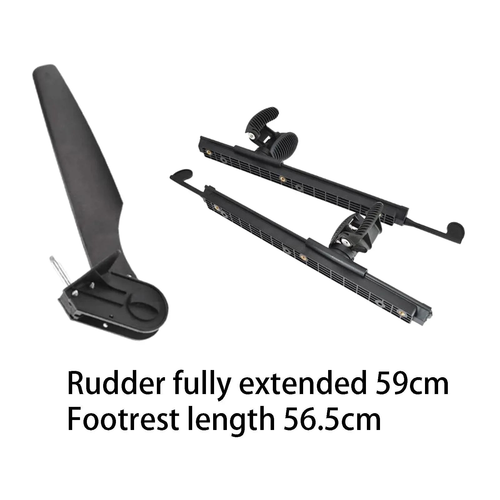 Kayak Fishing Pegs Brace Boat Pedals with Canoeing for Foot Boat Watercraft Marine Tail Accessories kesoto Rudder Kayak Foot Rudder