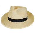Leaf XXL Rushmore Palm Hat - Straw Fedora - Natural
