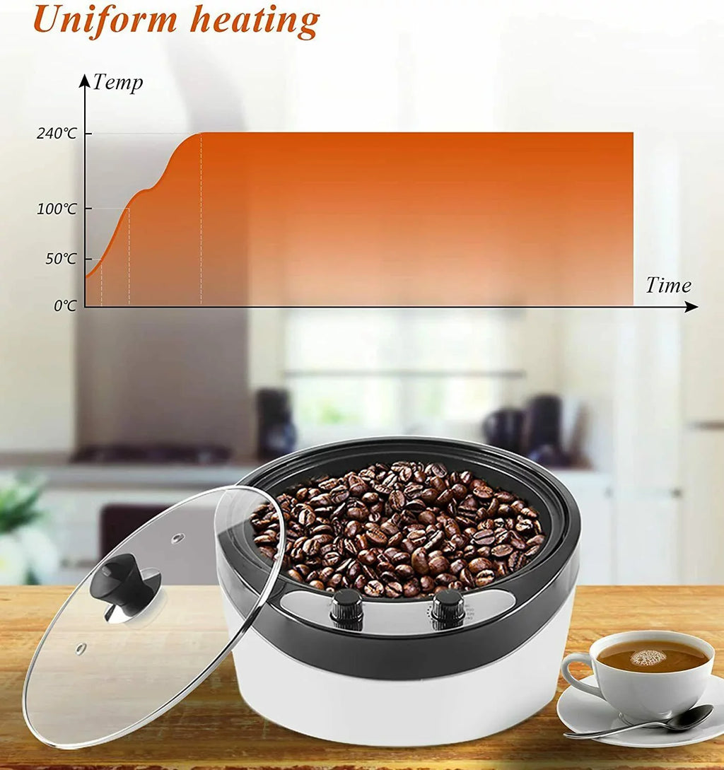 Coffee for 110V Shanna Home Electric Commercial Bean Roaster Coffee 800W 800G Roaster Machine