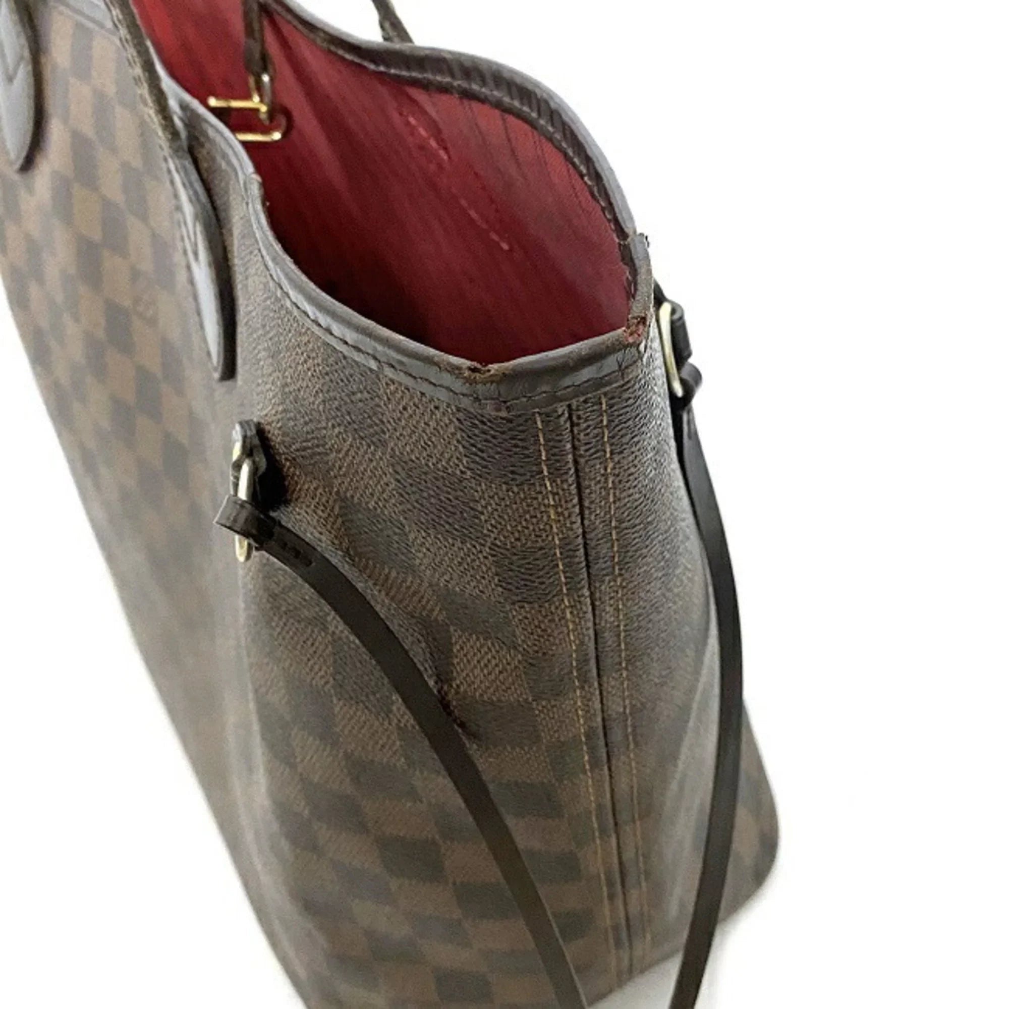 Tote Bag LOUIS MM Louis Brown Ebene Neverfull SP4039 Pre-Owned Damier Ladies Vuitton (Fair) N51105 VUITTON