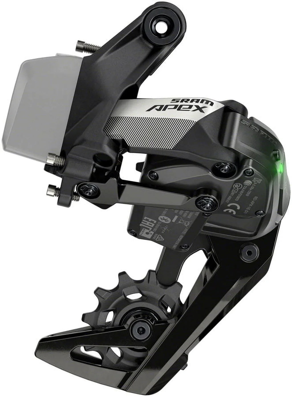 Apex AXS 12-Speed, Max, Derailleur Not XPLR SRAM Rear D1 - 44t Black, (Battery Included),
