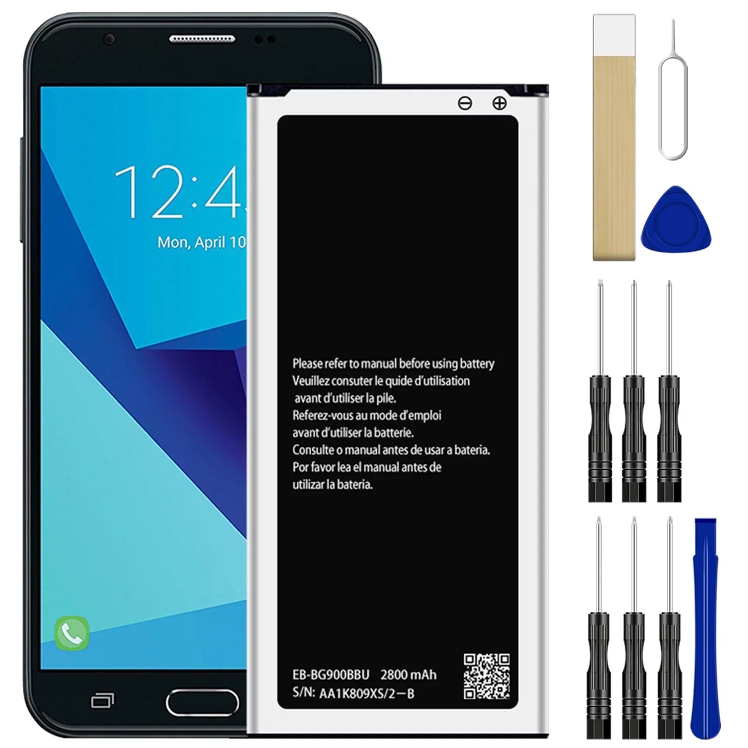 Bell Battery Galaxy Samsung Replacement EB-BG900BBU Tool G903W S5 Neo EB-BG900BBC For SM-G903W