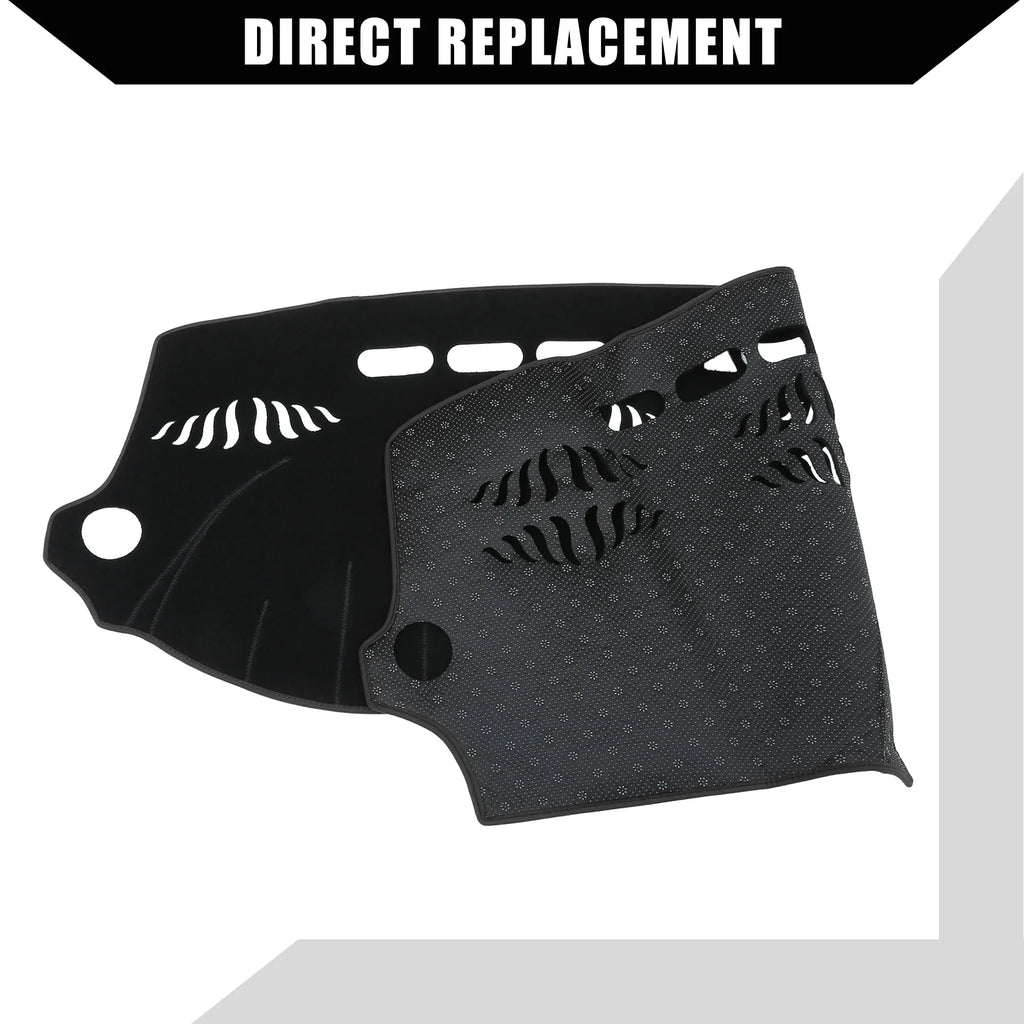 Cover 2007-2015 Console Polyester Audi Unique for Pcs Dash Cover Center Black Dashboard Q7 Bargains Non-Slip 1