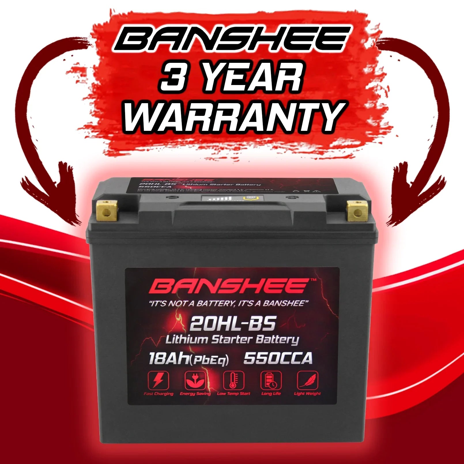 Motorsports to XL700 2004 LiFePO4 Battery Yamaha Banshee with Compatible 2002 WaveVenture XL700A YTX20L-BS