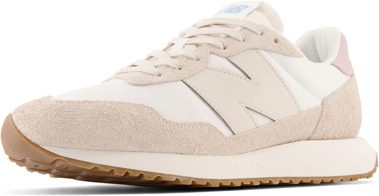 M12/W13.5, Balance New MS237 Beige Mens Sneakers, Pink