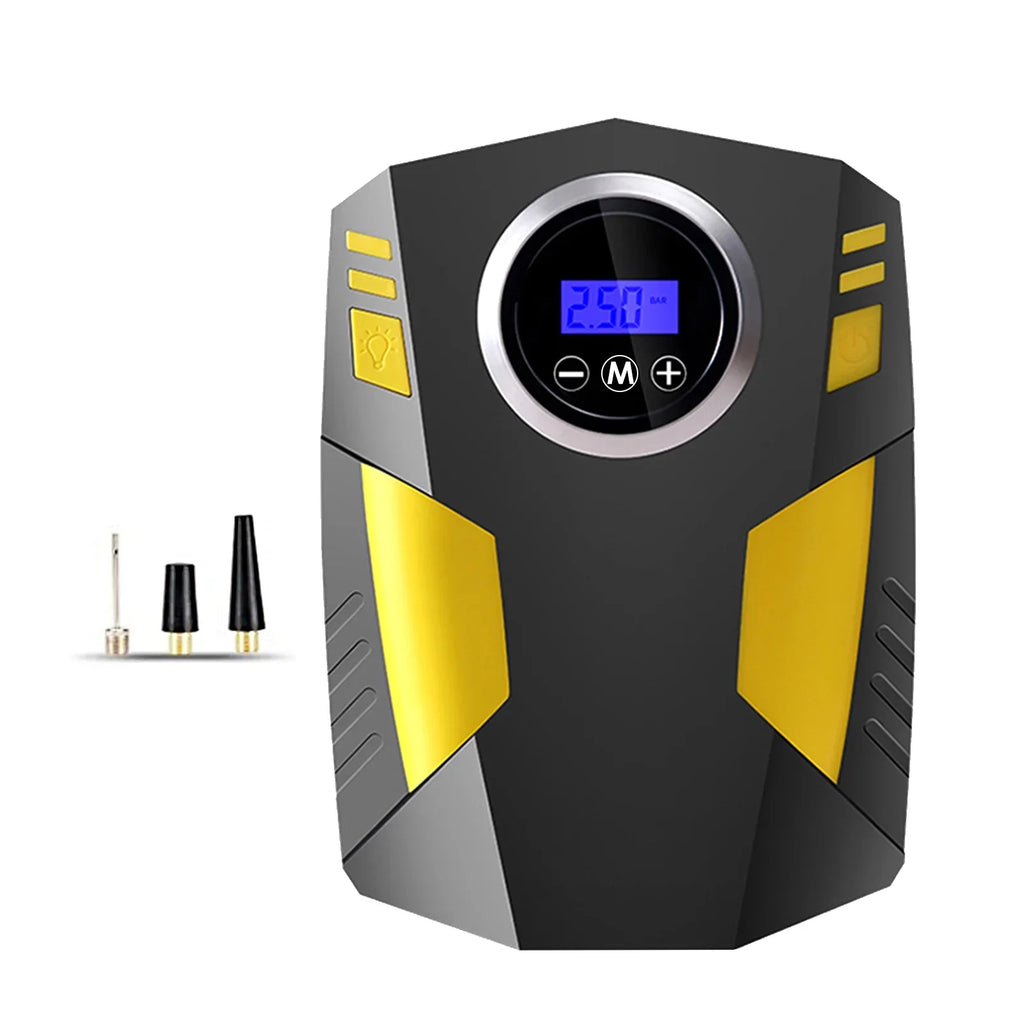 Tire Light with Car Portable for Air Digital 12V Compressor LED Auto Pump Inflator