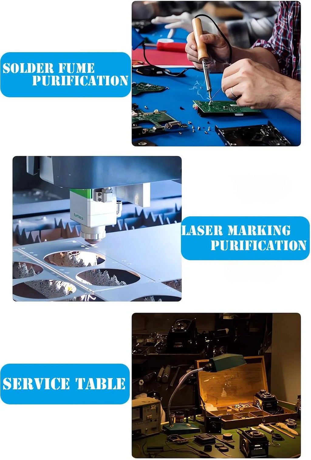 Extractor Welding Dry 12V Welding Switch Fume with Smoke Smoke Purifier Foot Purifier Portable